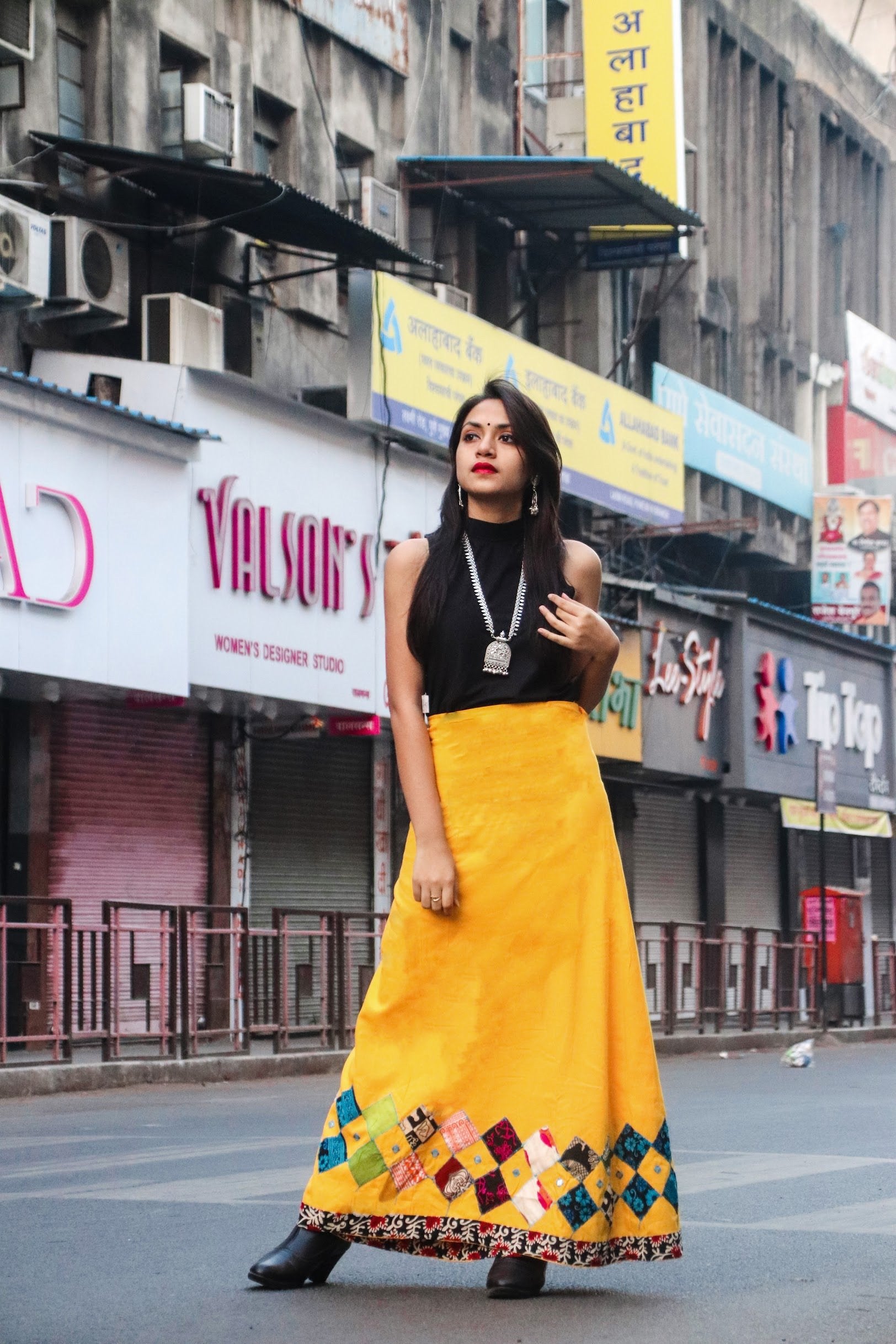 Wrap-around skirt