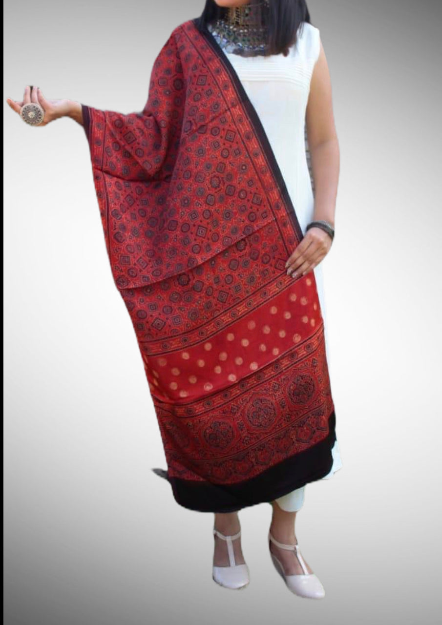 Ajrakh Print Stoles