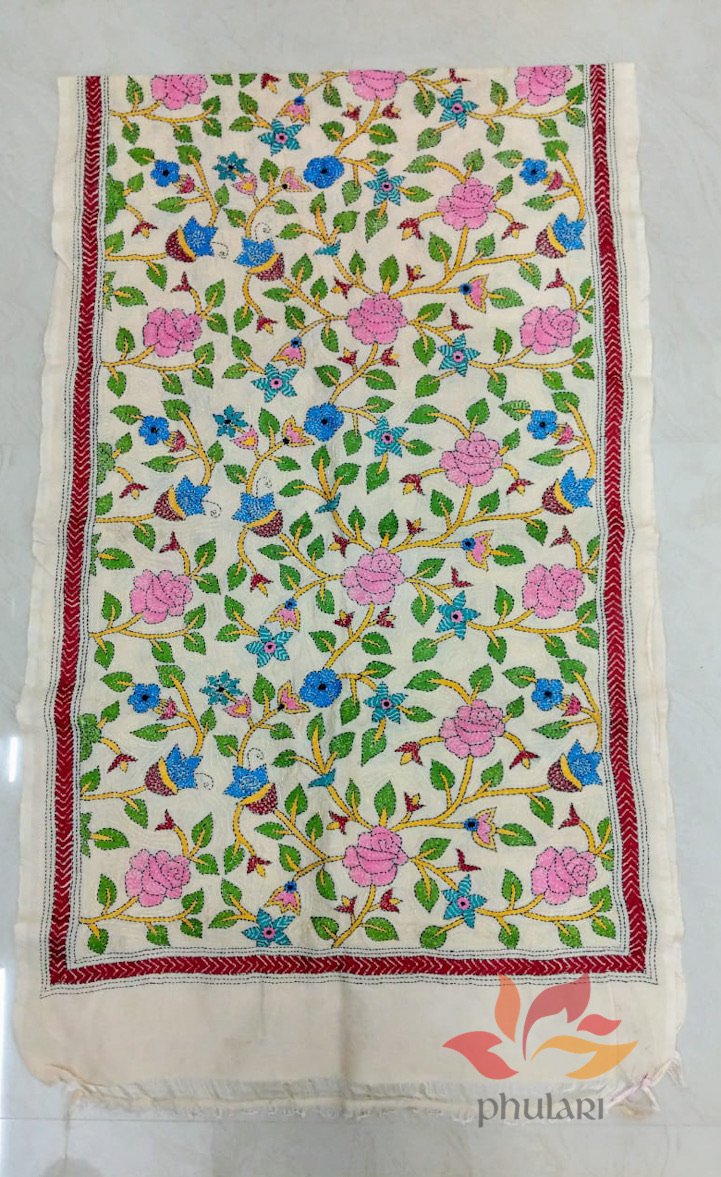 Kantha Embroidered Stoles