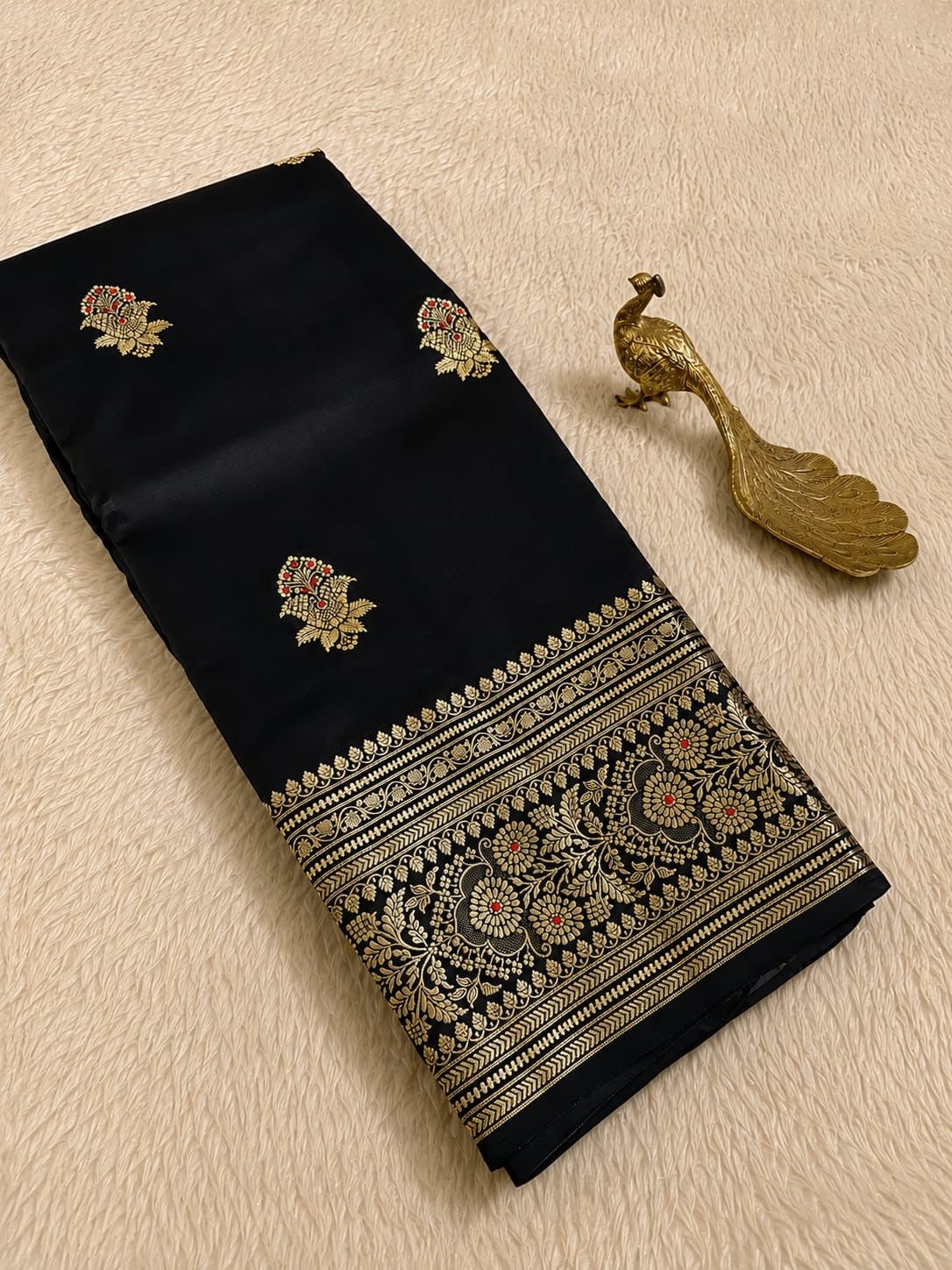 Banarasi Semi Raw Mango Silk