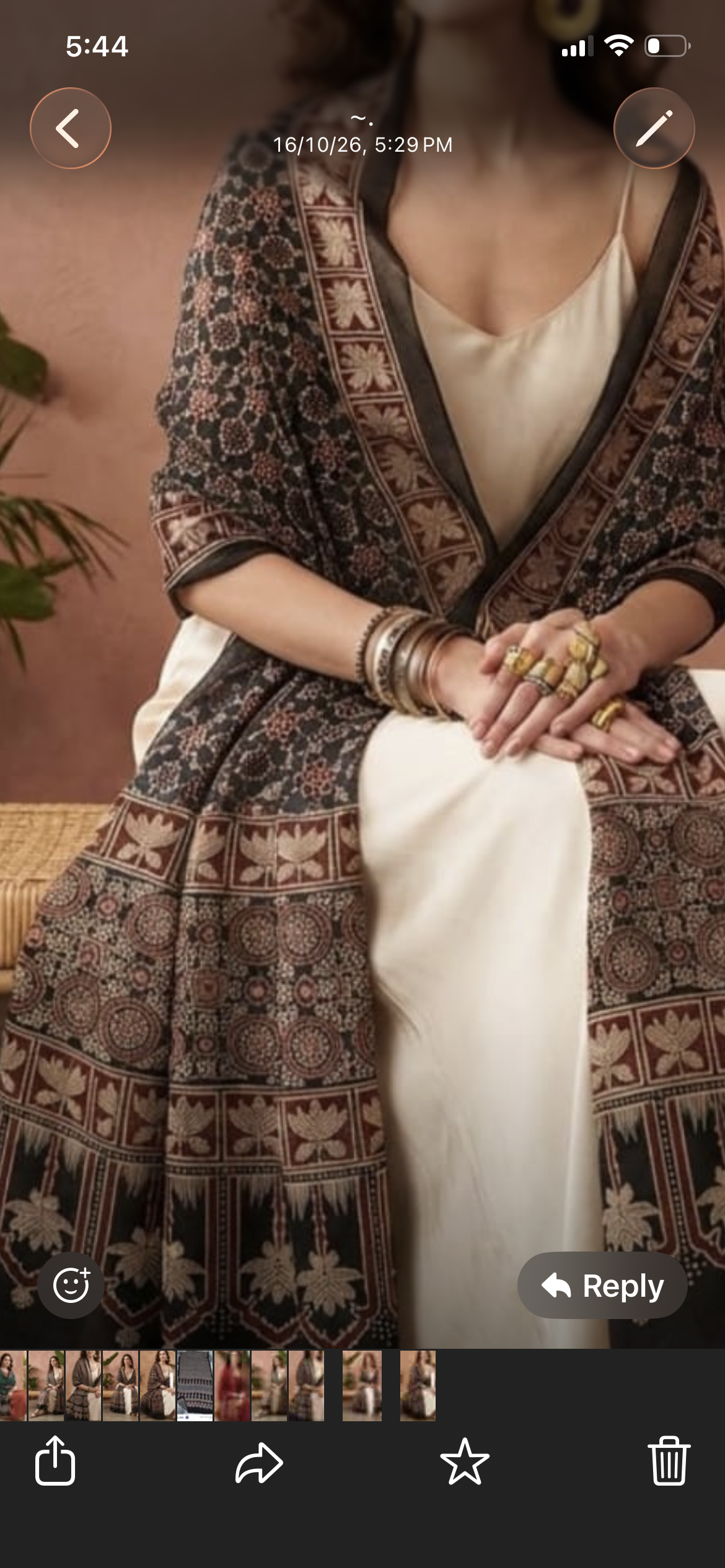 Mashru - Ajrakh Stoles