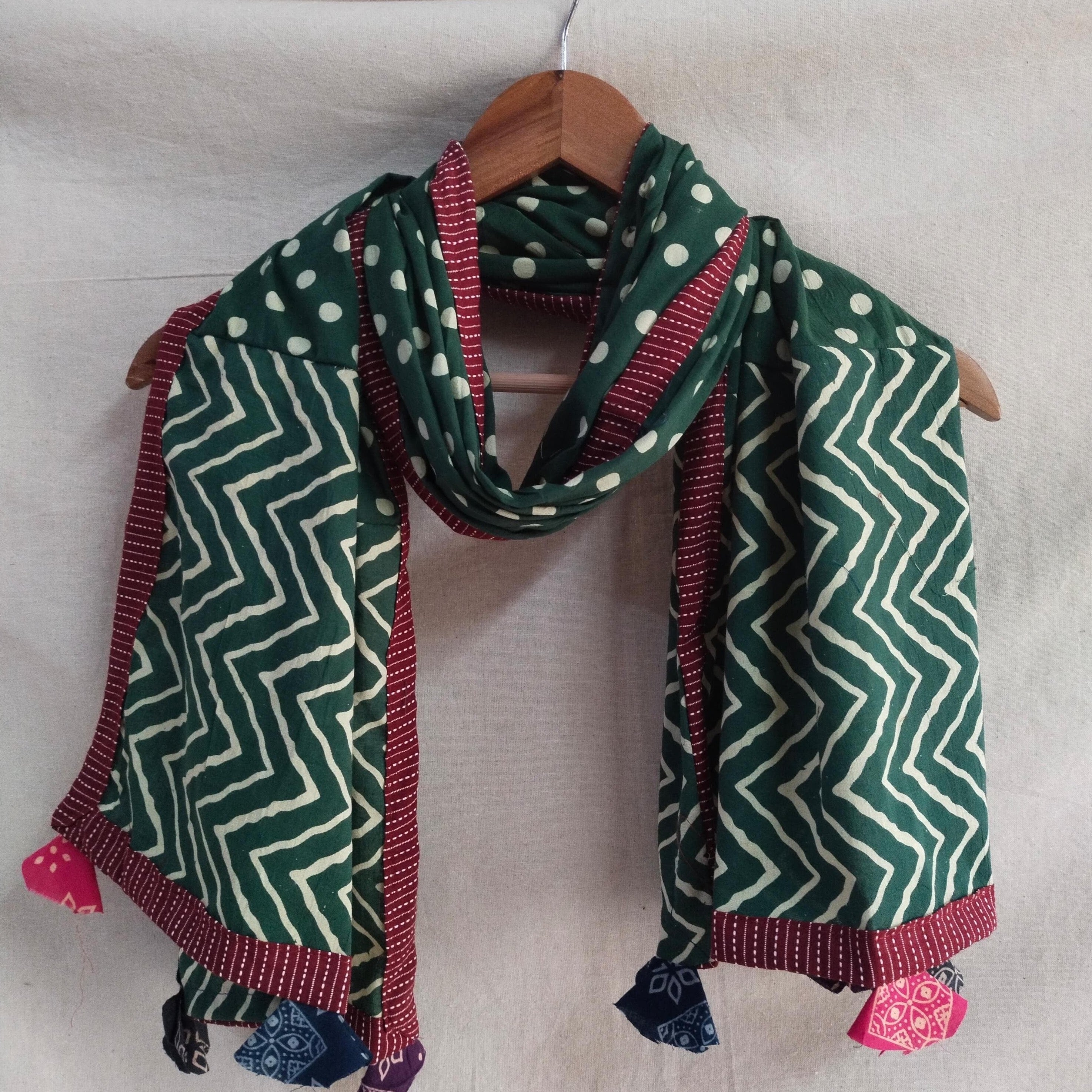 Hand Block Cotton Stoles