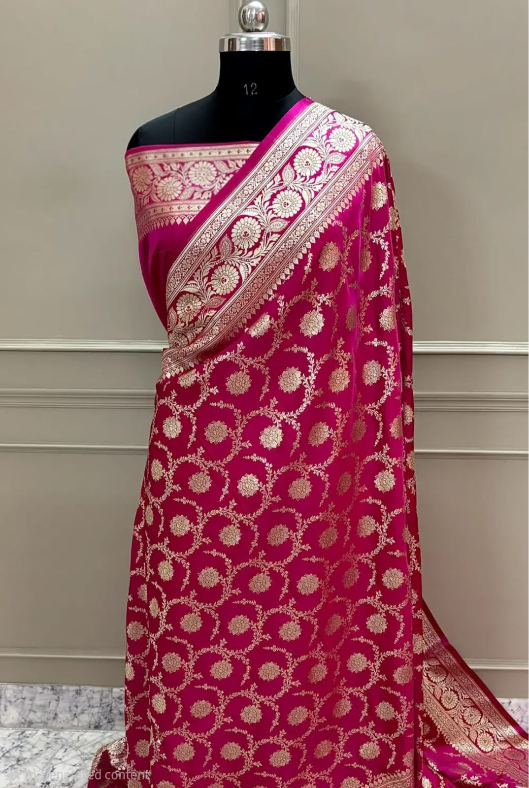 Banarasi Kataan Silk Saree - Red, Maroon, Yellow, green, Purple, Blue, Teal,Yellow, Mehendi, Hot Pink, Navy, Mango Yellow, Black