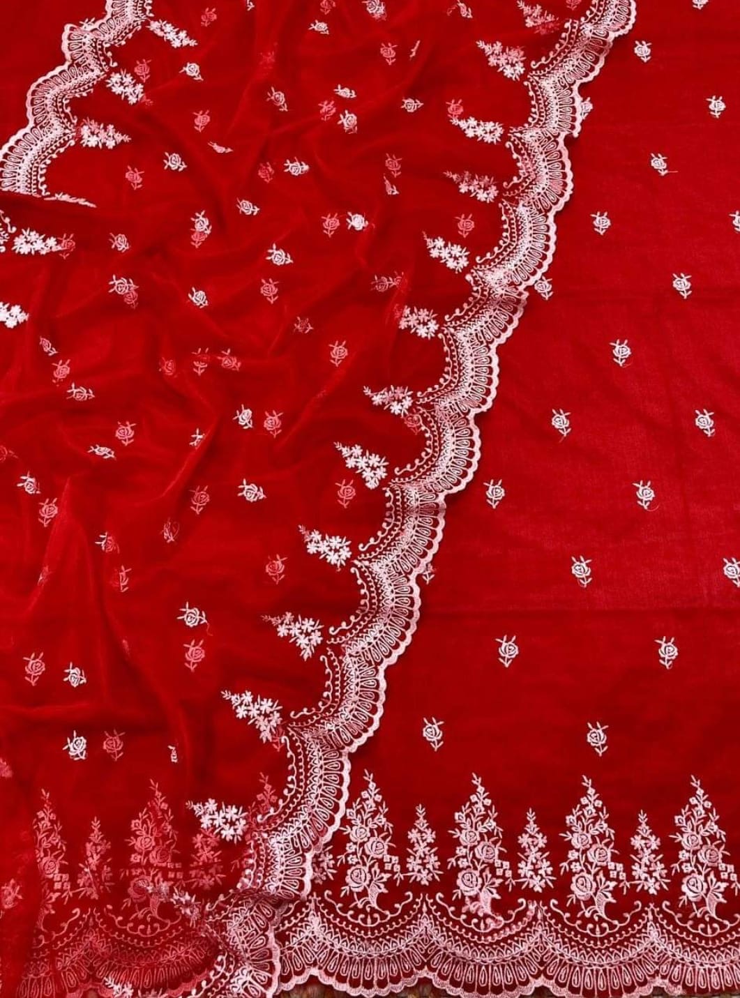 Banarasi Unstitched Salwar Suit Fabric Organza Silk