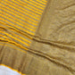 Banarasi Semi Georgette Silk Saree With Rich Jari Woven Pallu - Yellow, Pink, White, Black and Maroon