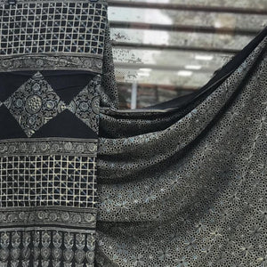 Cotton Ajrakh Saree