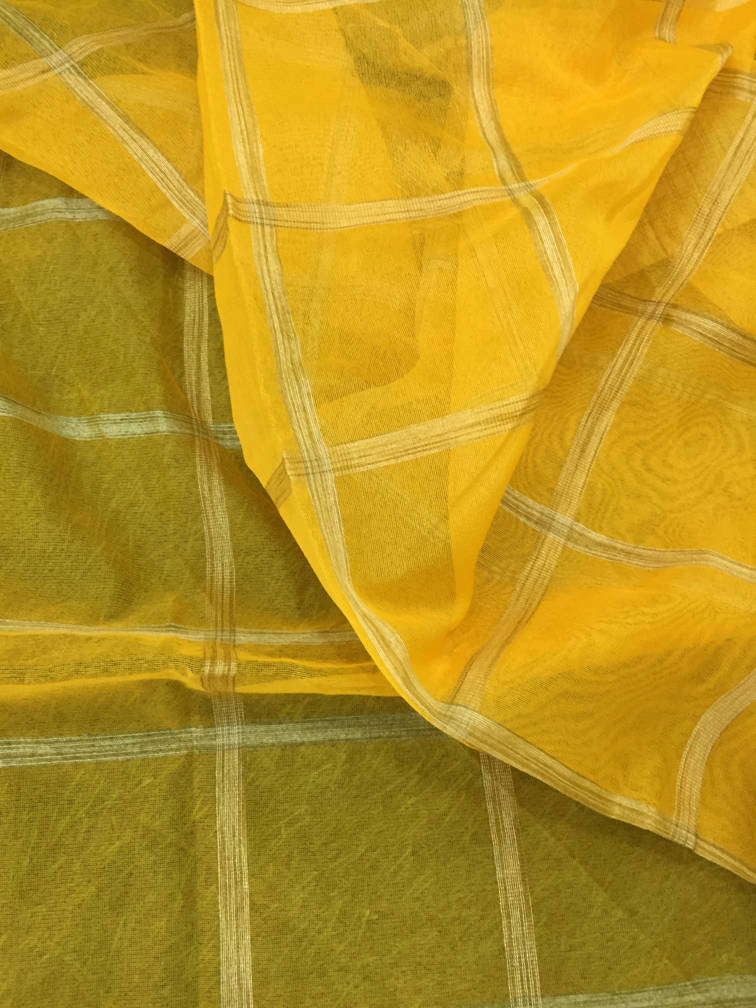 Kheeja Cotton With Zari Checks Dupatta - Various Colors
