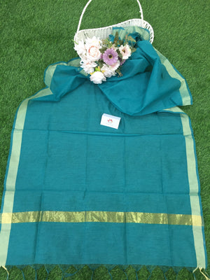 Cotton Silk With Zari Border Dupatta