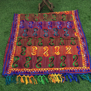 Chanderi hand embroidered dupatta