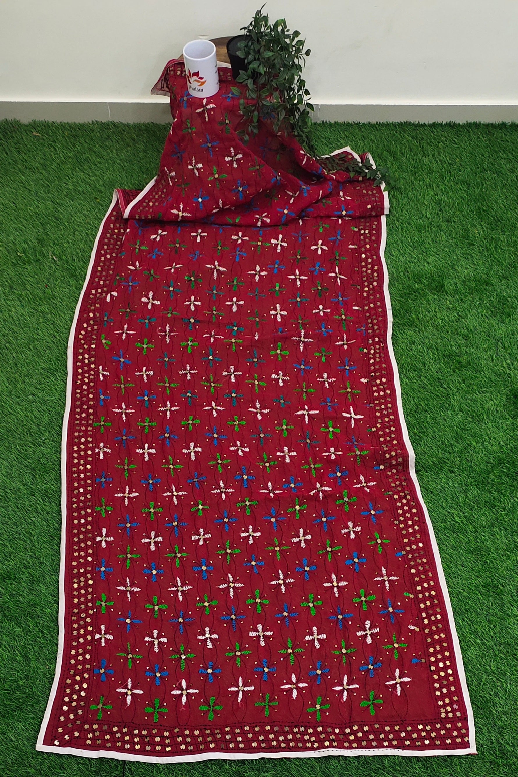 Parsi georgette dupatta