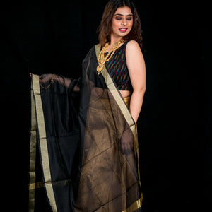 Cotton Silk With Zari Border Dupatta