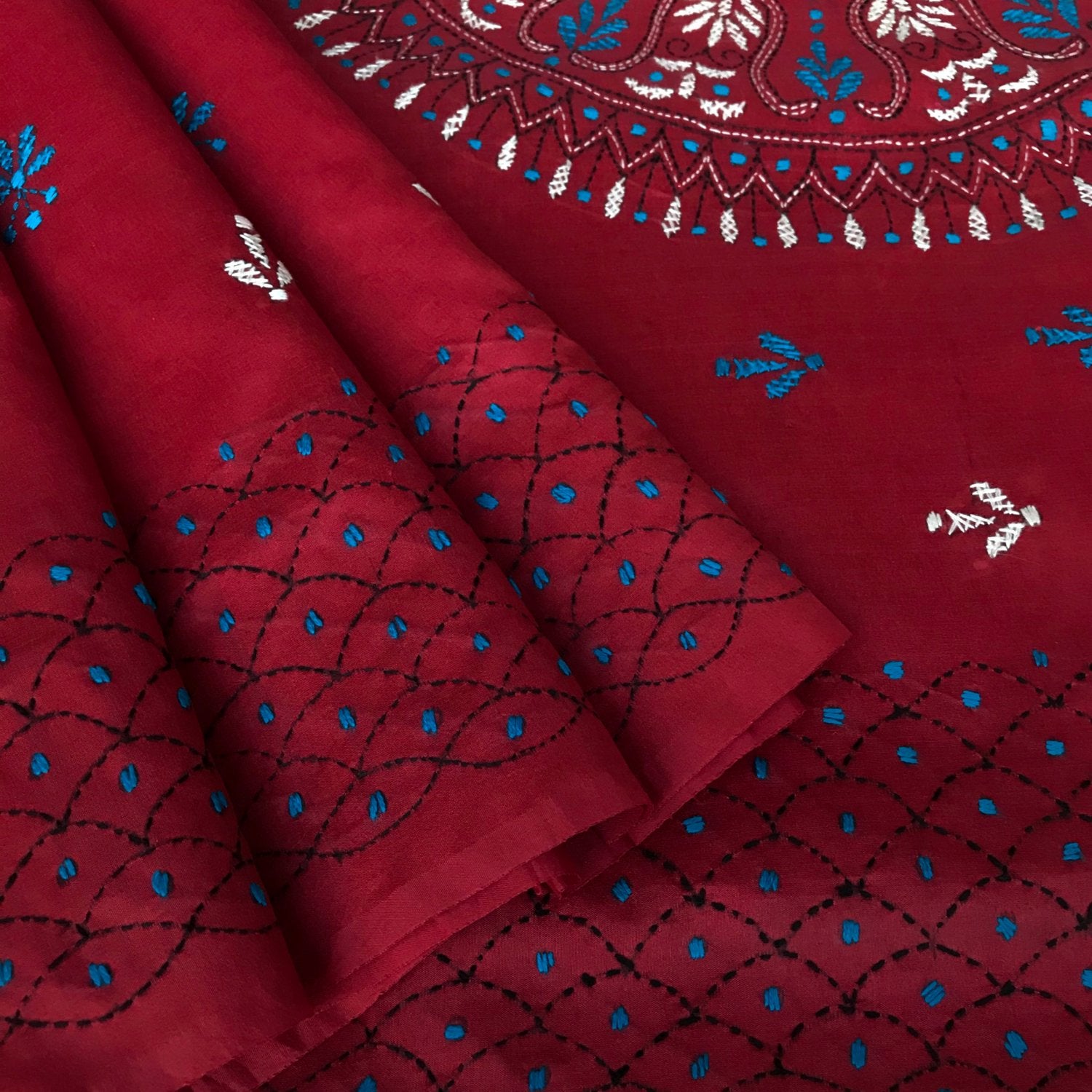 Kantha Embroidery Sarees