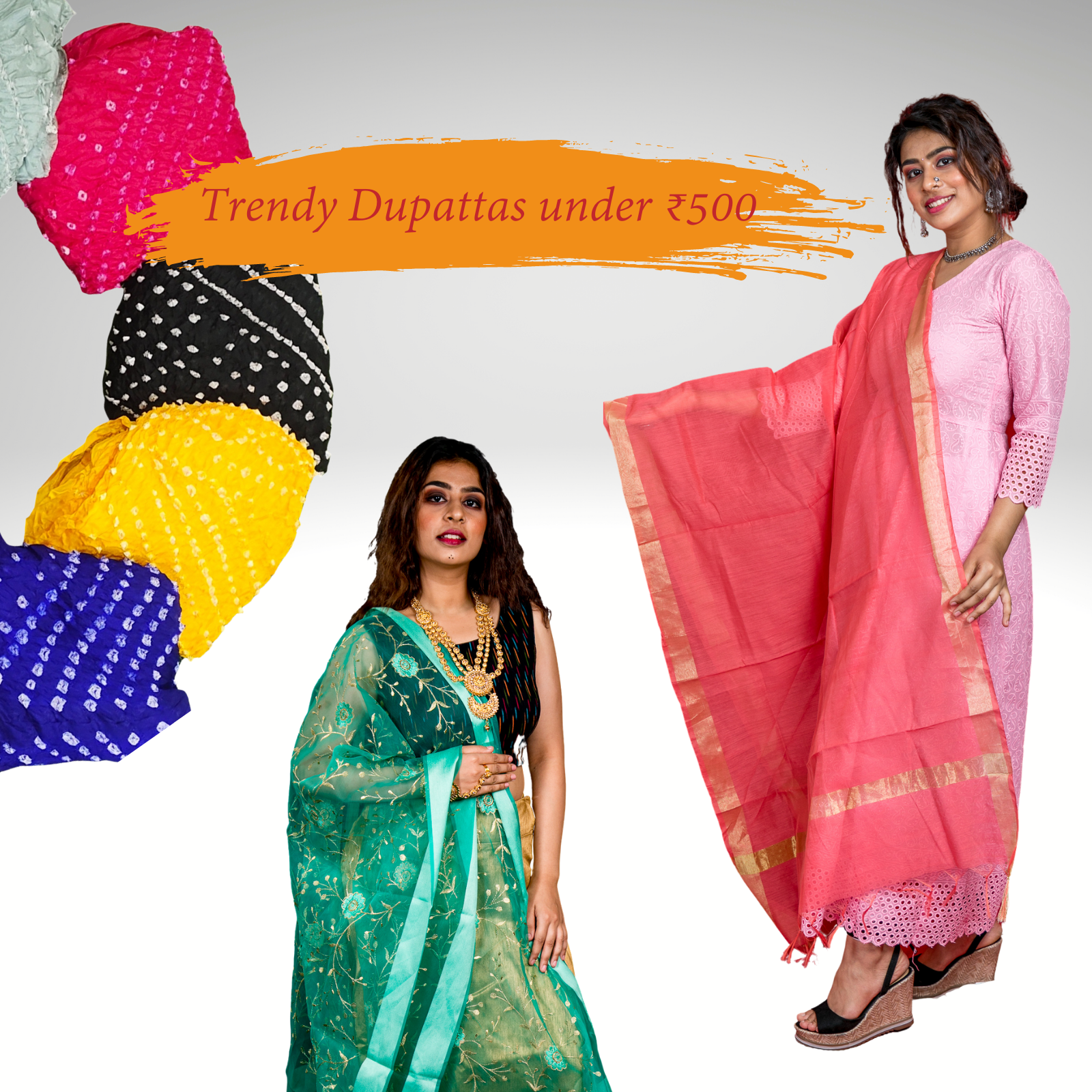 Dupattas Under 500