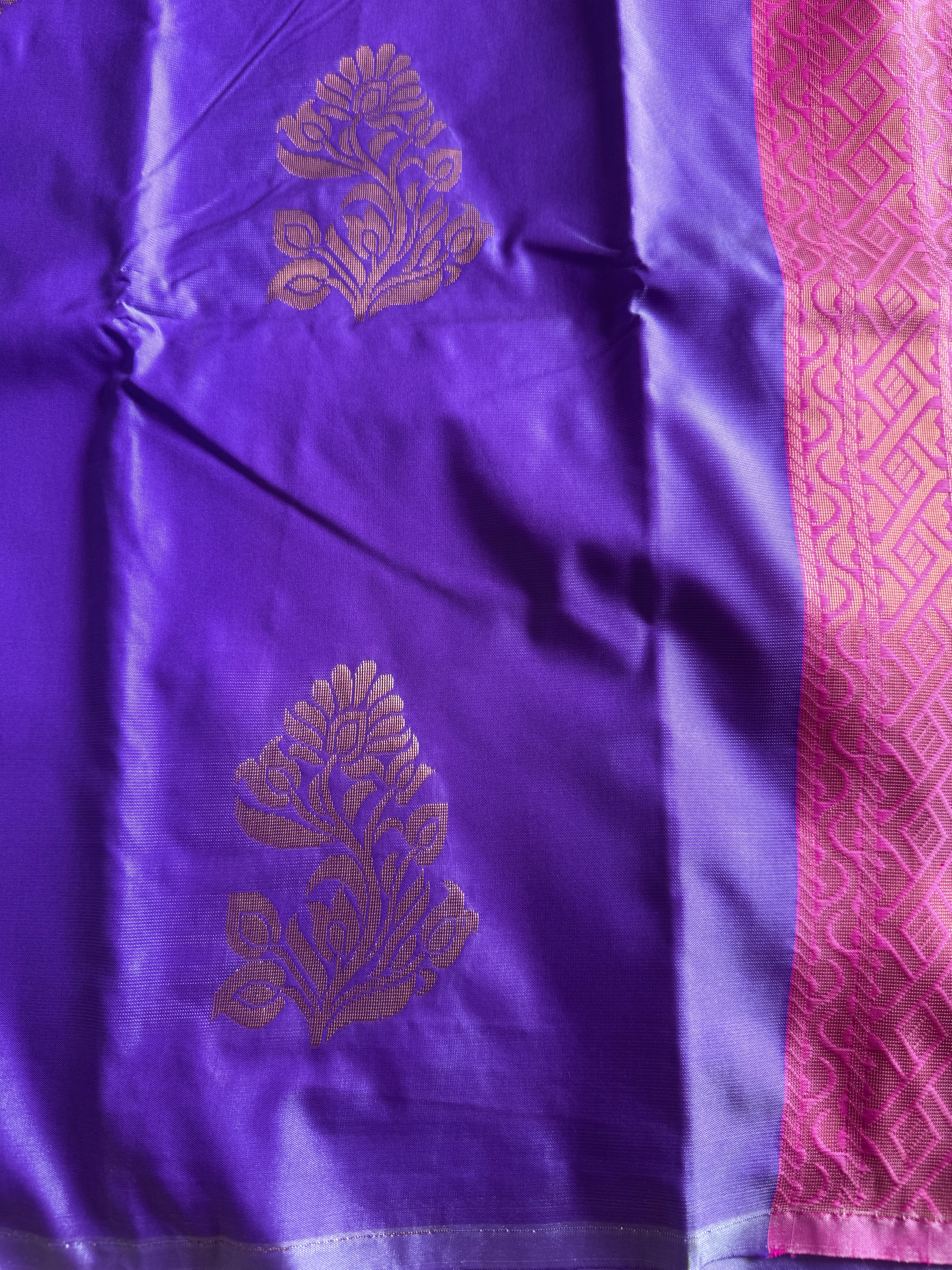 Soft Silk Mix Saree - Lavender