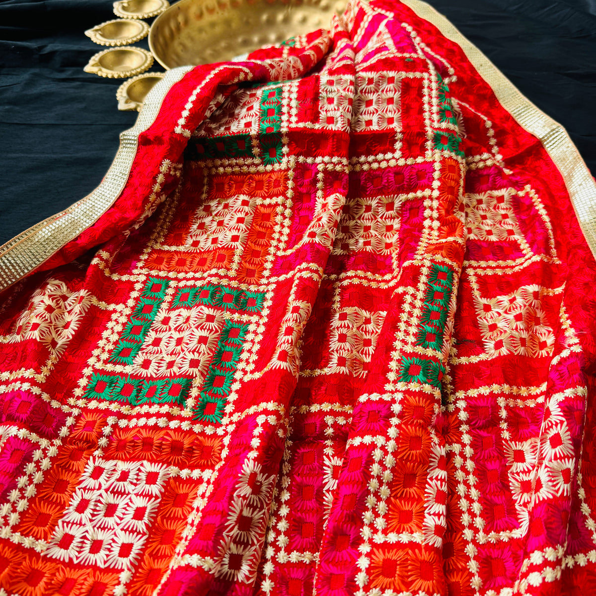 Pullkari Punjabi Phulkari – Phulari