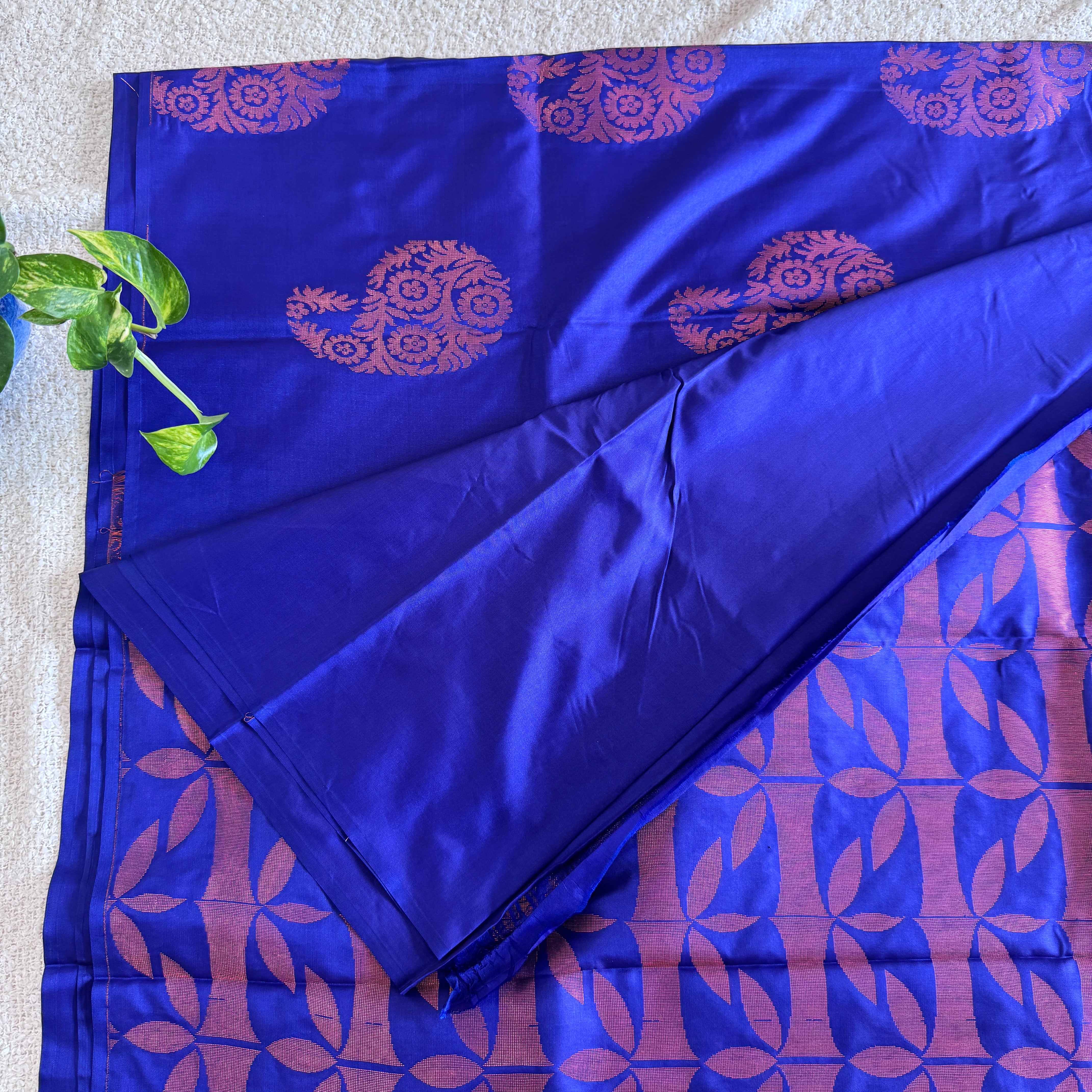 South Soft Silk Mix Saree - Purple