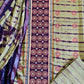 Pure Cotton Tie and Dye Technique and embroidery Bandhani Contrast Salwar suit fabric - Multicolour