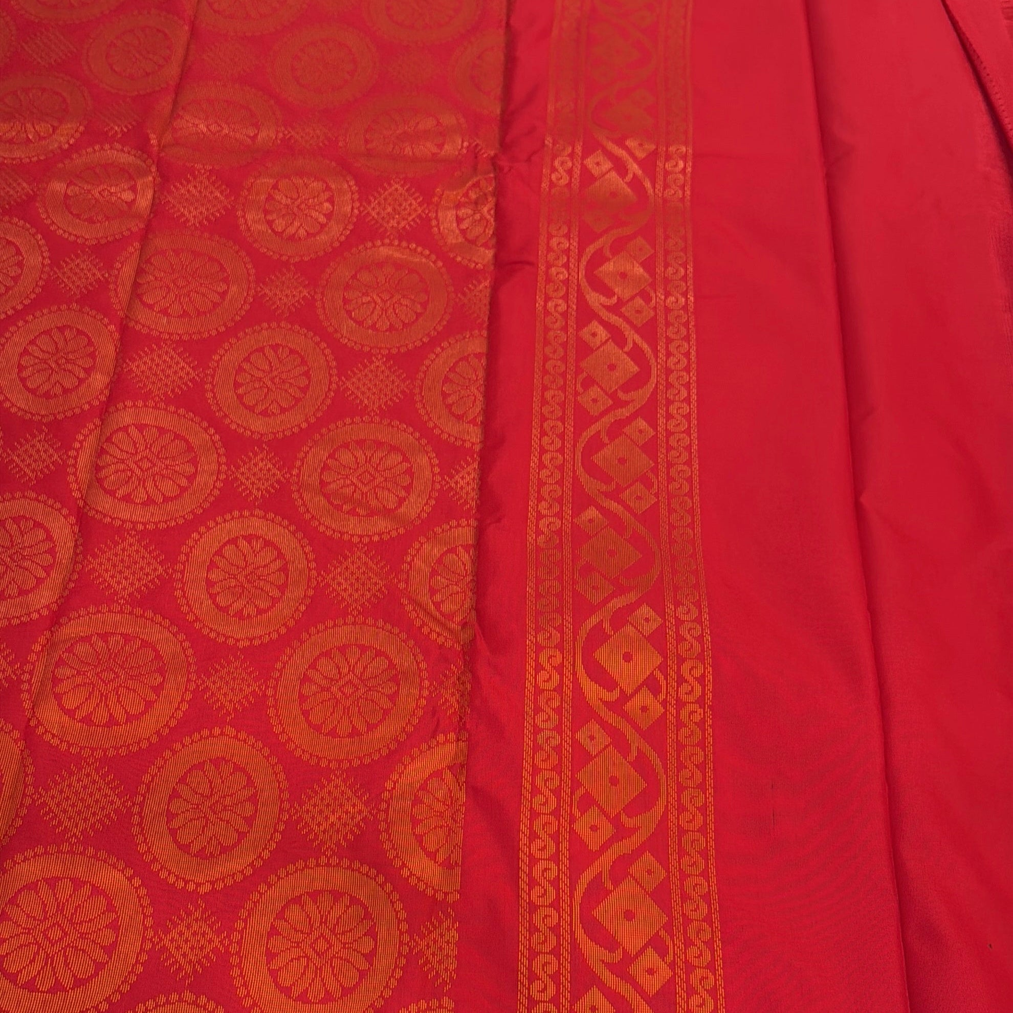Soft Silk Mix Saree - Red