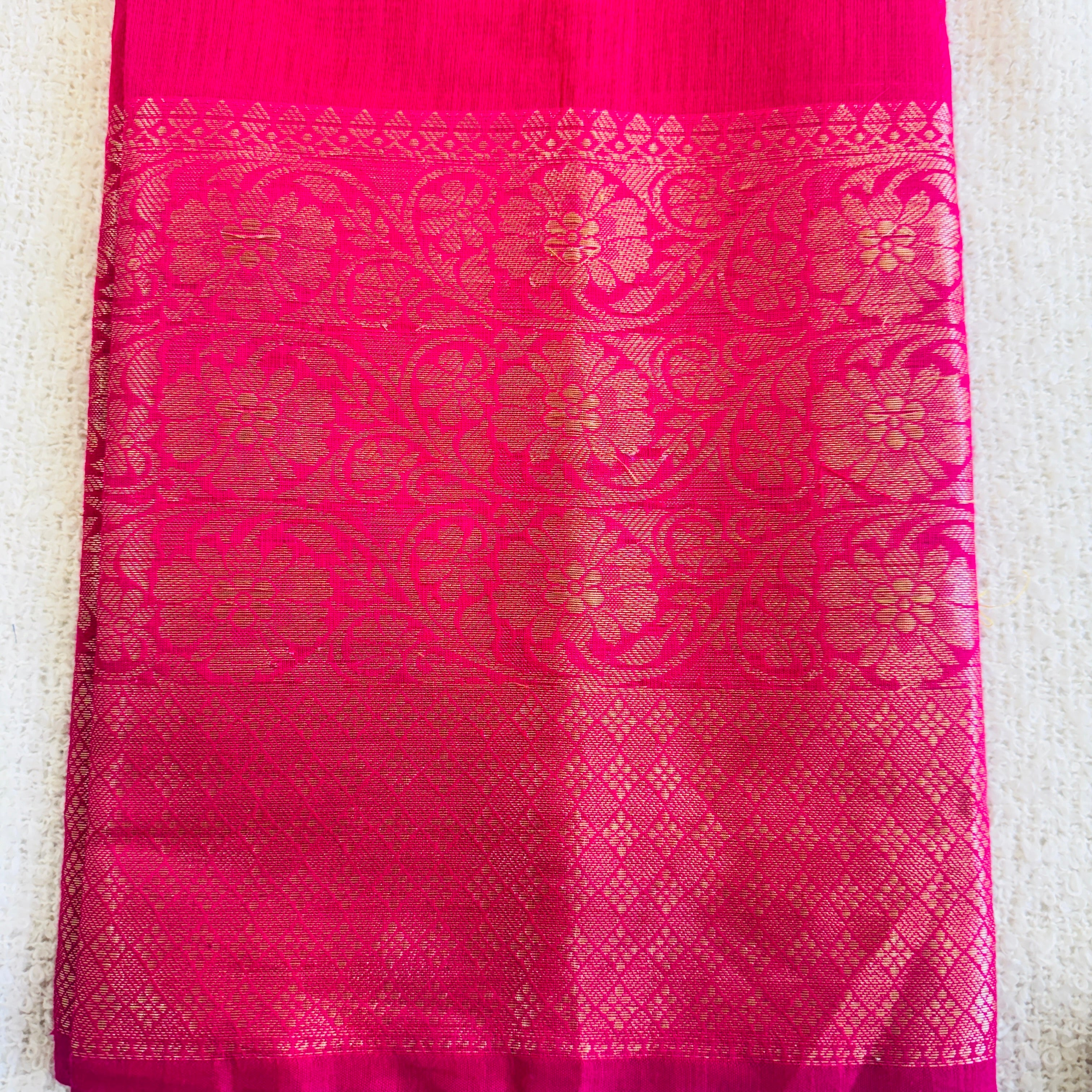 Banarasi Cotton Silk Unstitched Suit Material