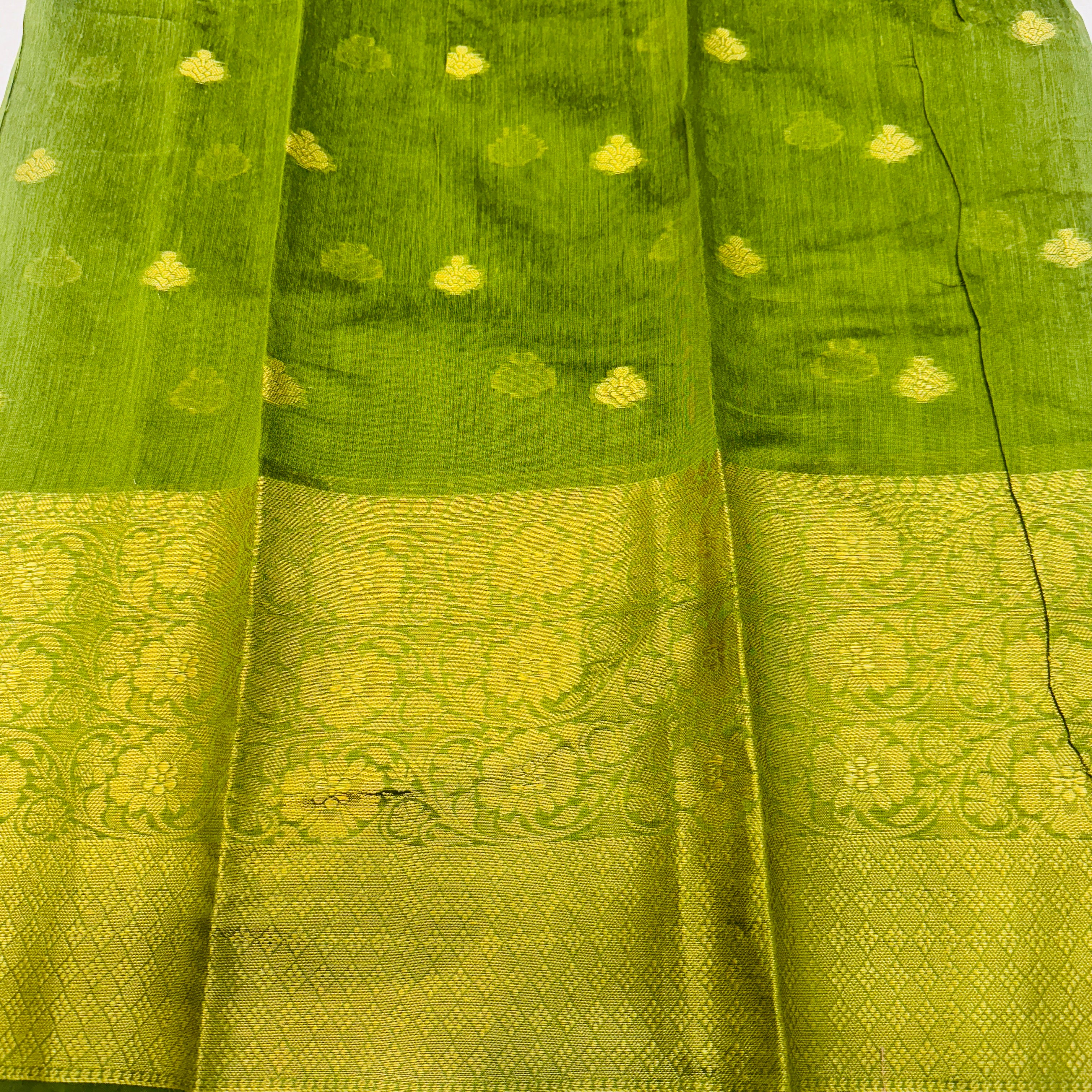 Banarasi Cotton Silk Unstitched Suit Material