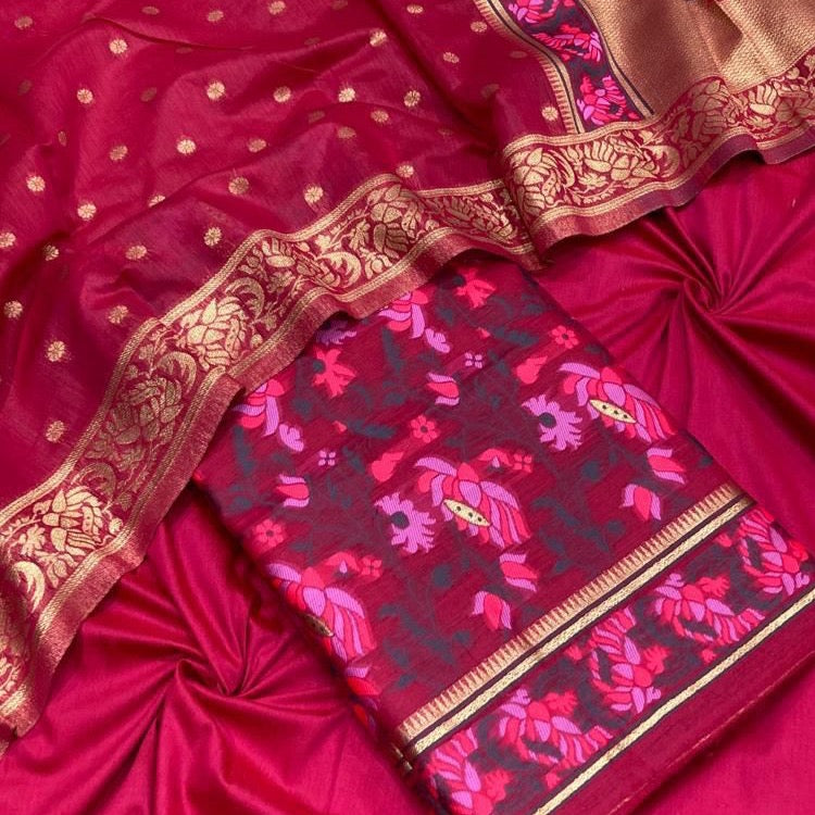 Shop for Elegant Silk Dress Material - Perfect for Any Occasion –  Indiehaat.com