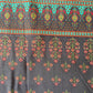 Pure Soft Cotton Unstitched Sindh Style Punjabi Suit Material - Green and Black (Various colours available)