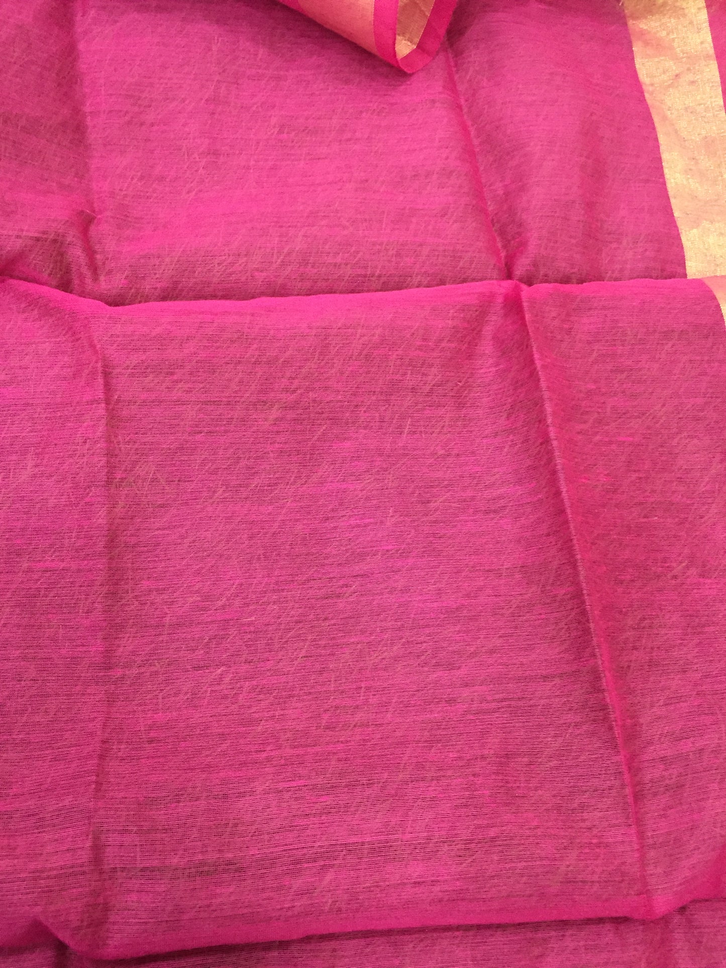 Cotton Silk Dupatta With Zari Border - Various Colors 2