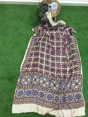 Modal Silk Ajrakh Dupatta 