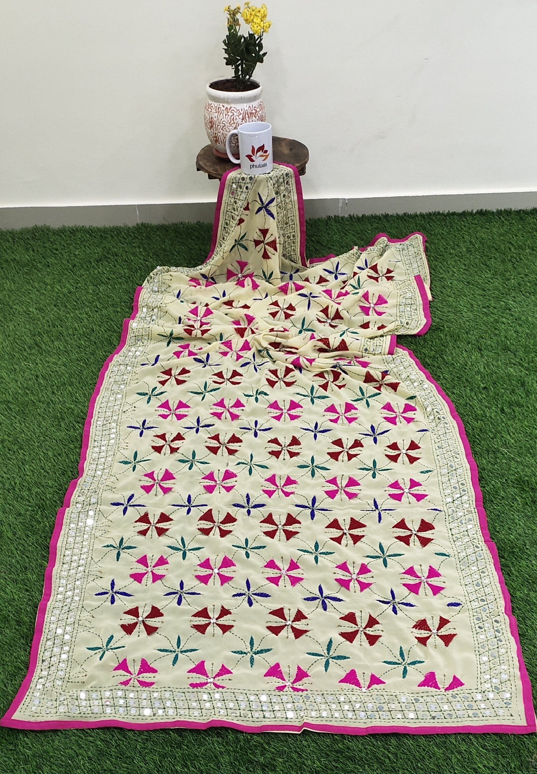 Parsi georgette dupatta 