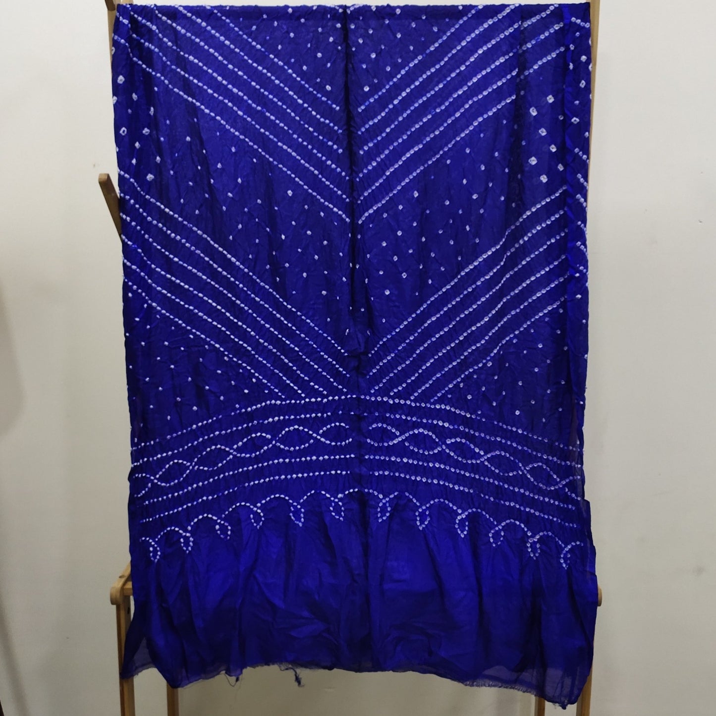 Art Silk Bandhani Dupatta - Blue
