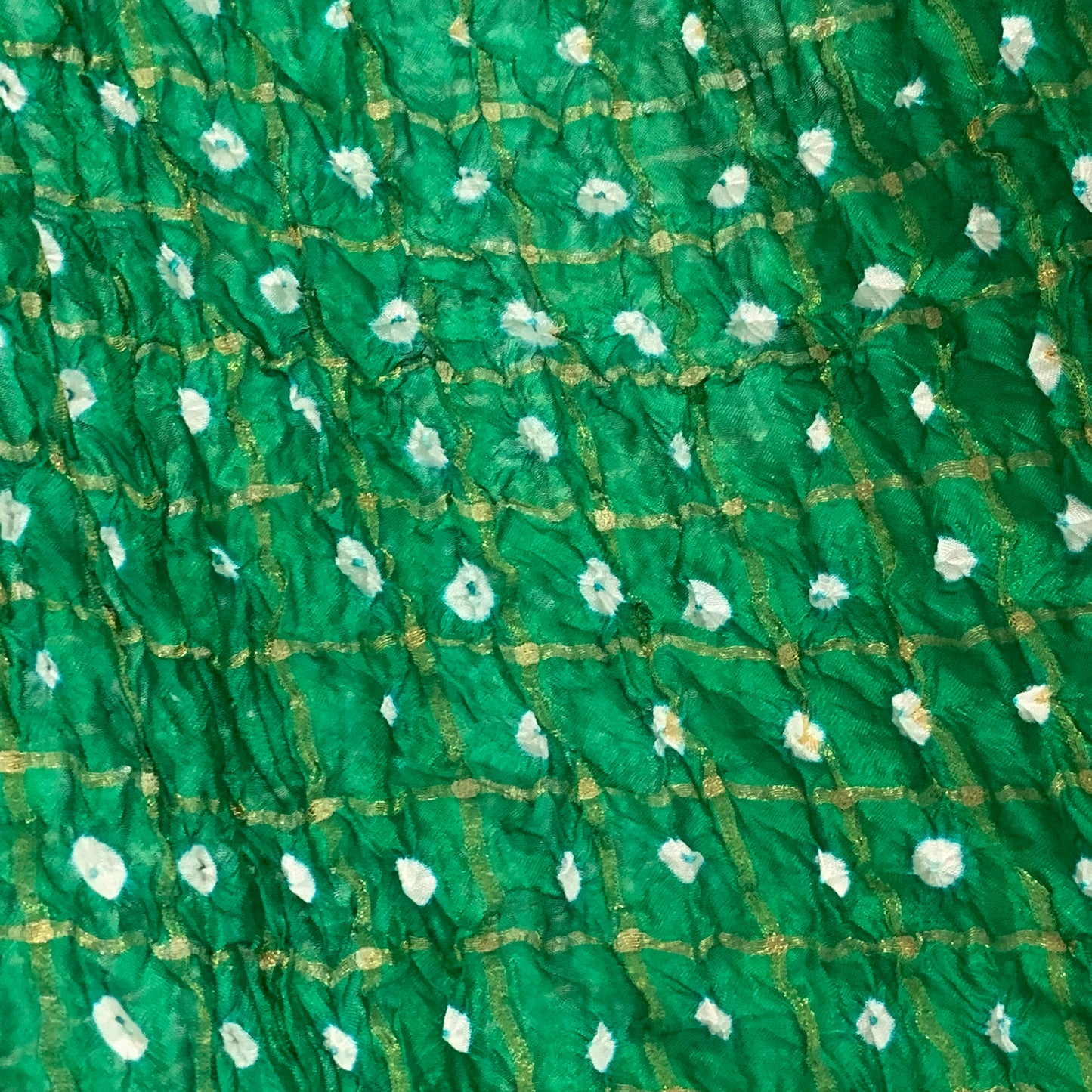 Silk Bandhani Ghatchola Checks Dupatta - Various Colors