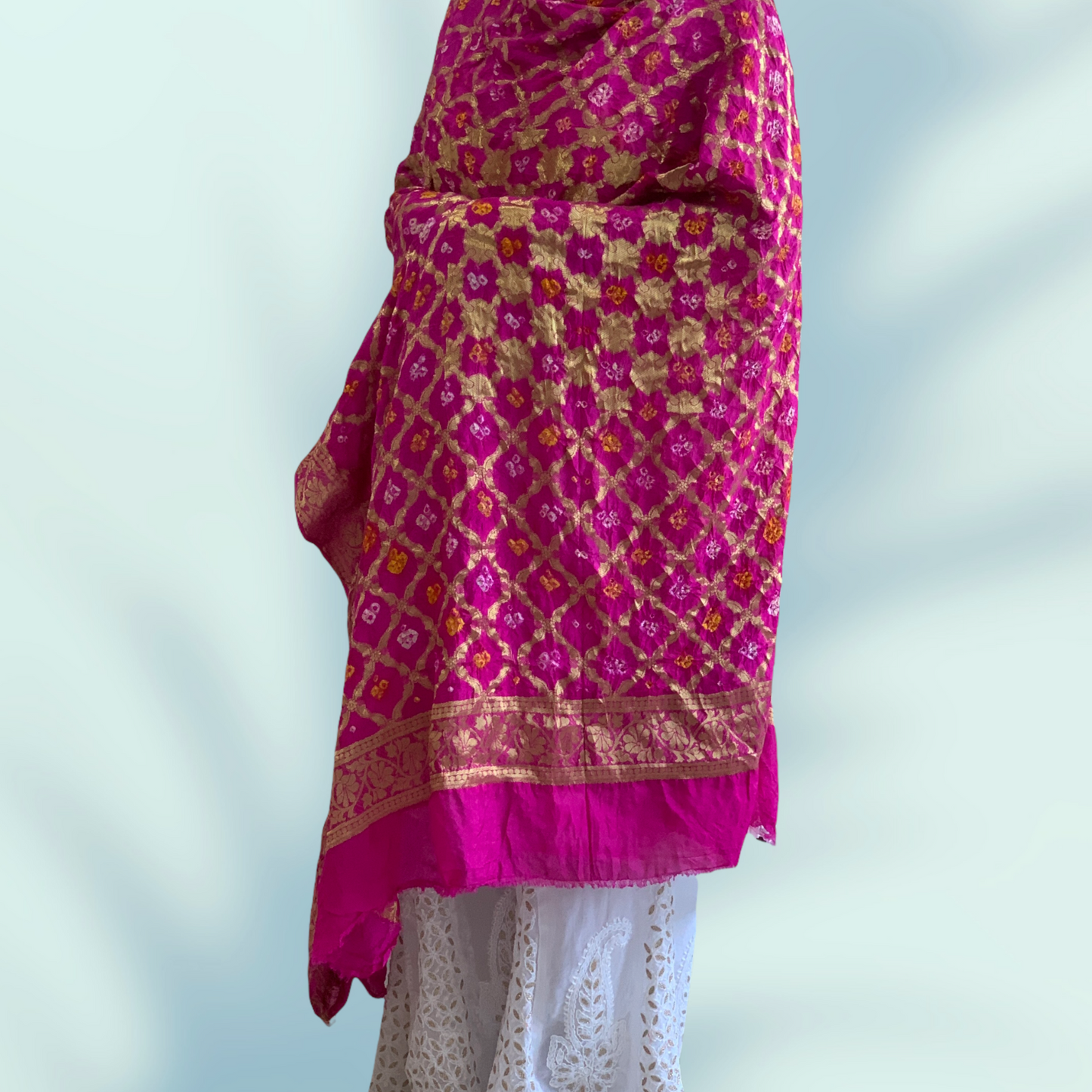 Art silk Banarasi Bandhej Dupatta - Various Colours