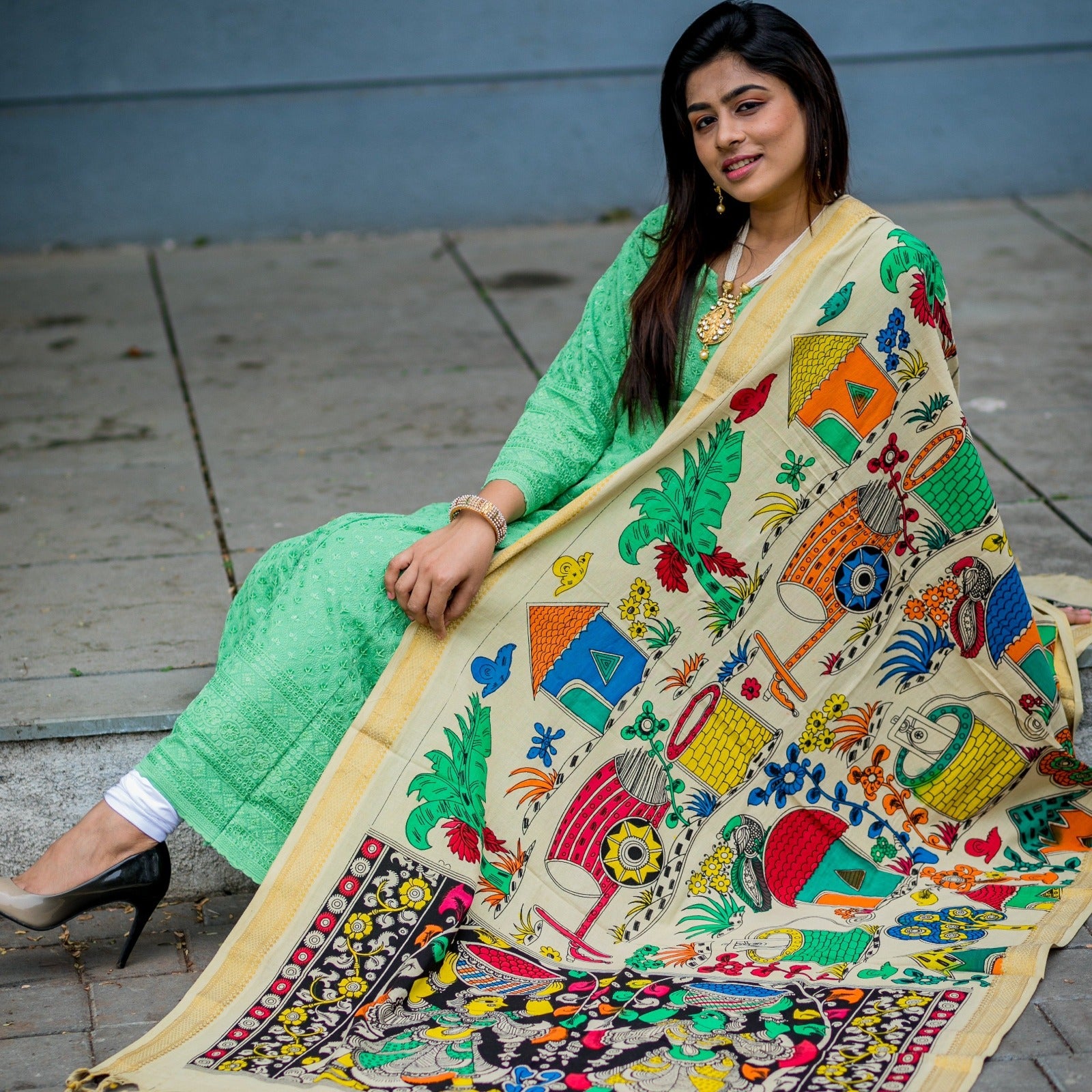 Tina Eapen Collective - Mangalgiri Cotton Kurtis in Sustainable Fabrics!  Shaila, mixing fashion with comfort! | Facebook