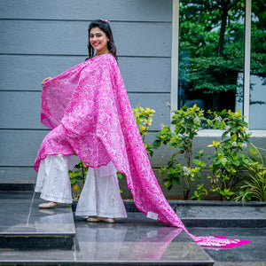 Georgette Chikankari Dupatta