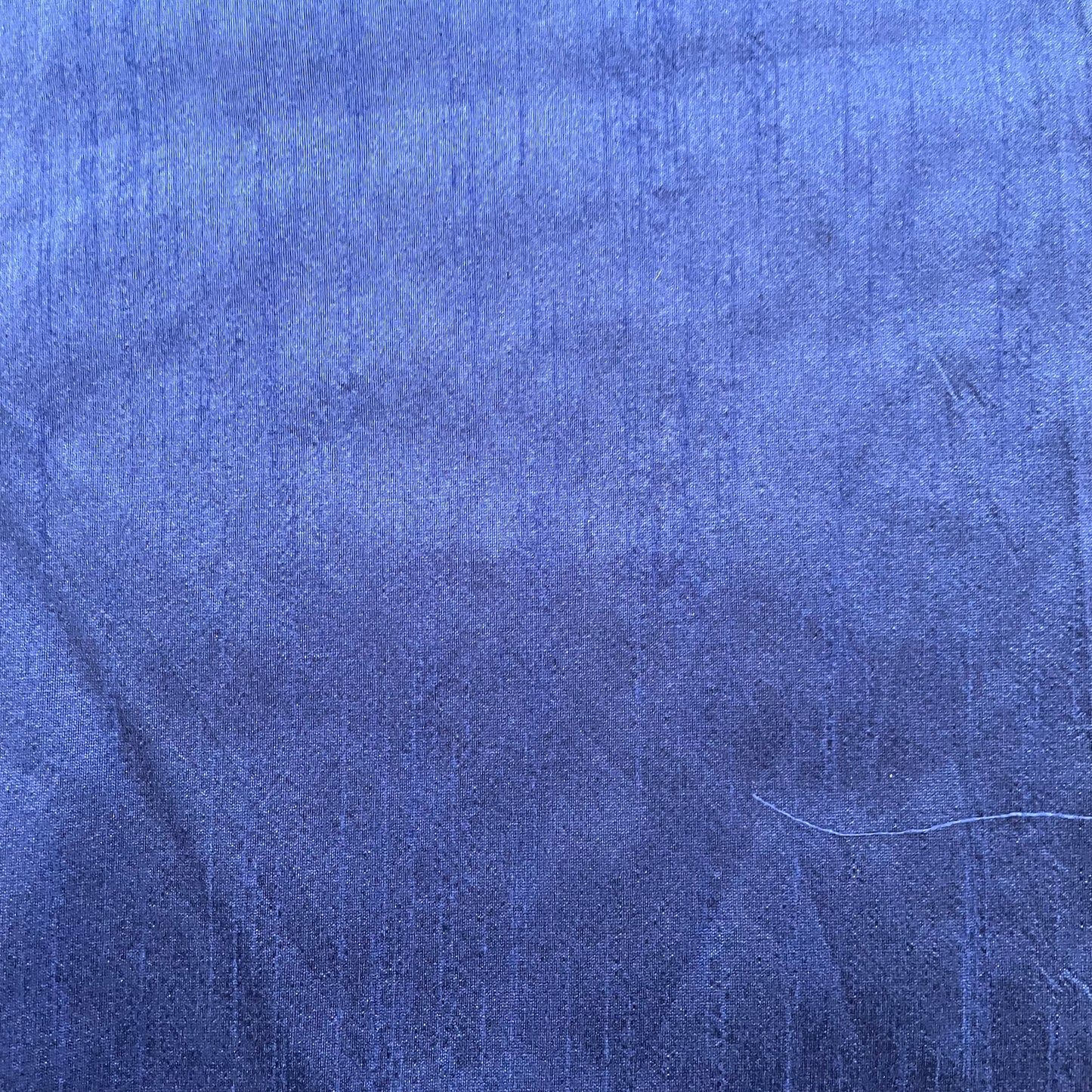 Dupion Silk Unstitched fabric - Navy Blue