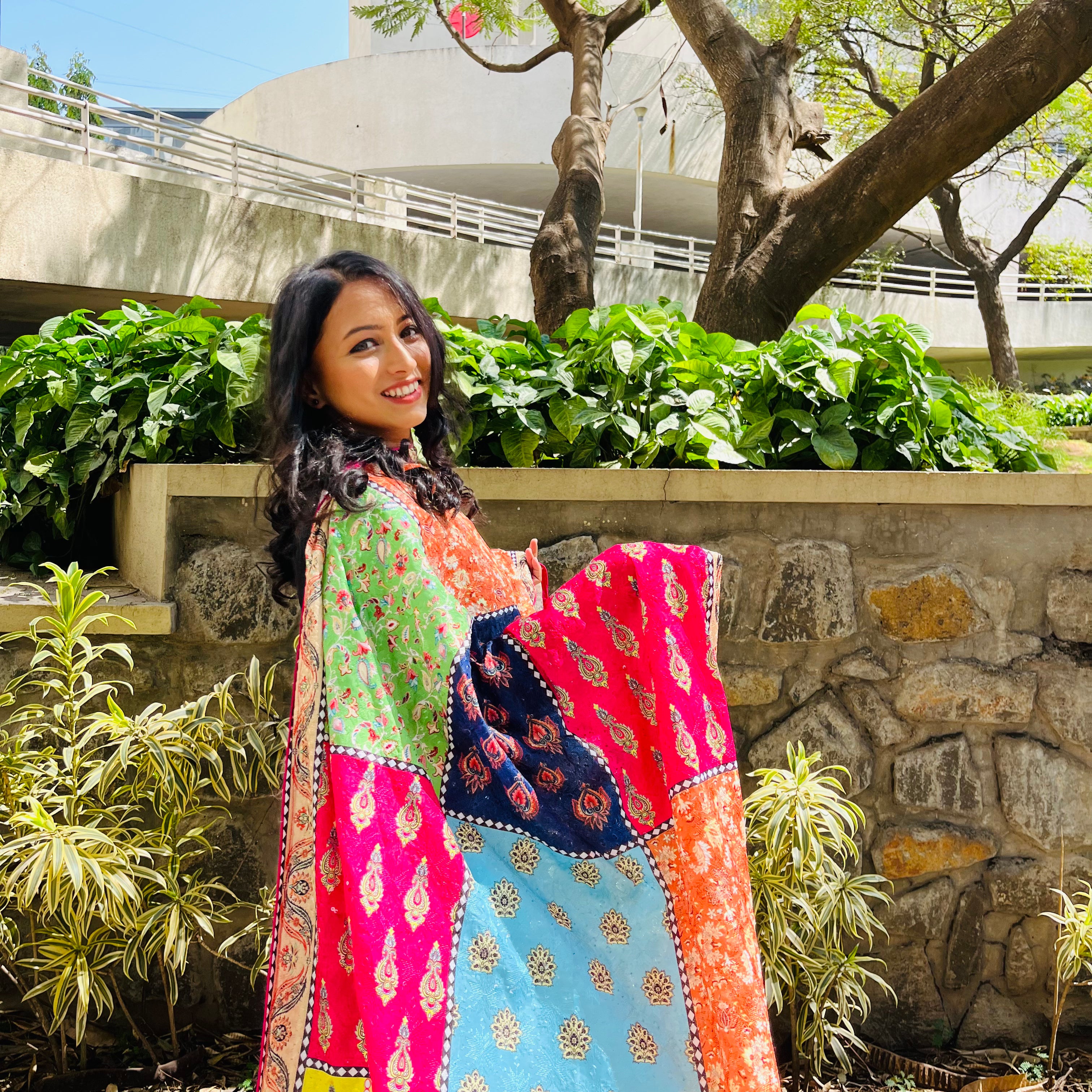 Festive Sindh Chinnon Light Weight Dupatta - Multi Coloured ( Various designs & Colours available)