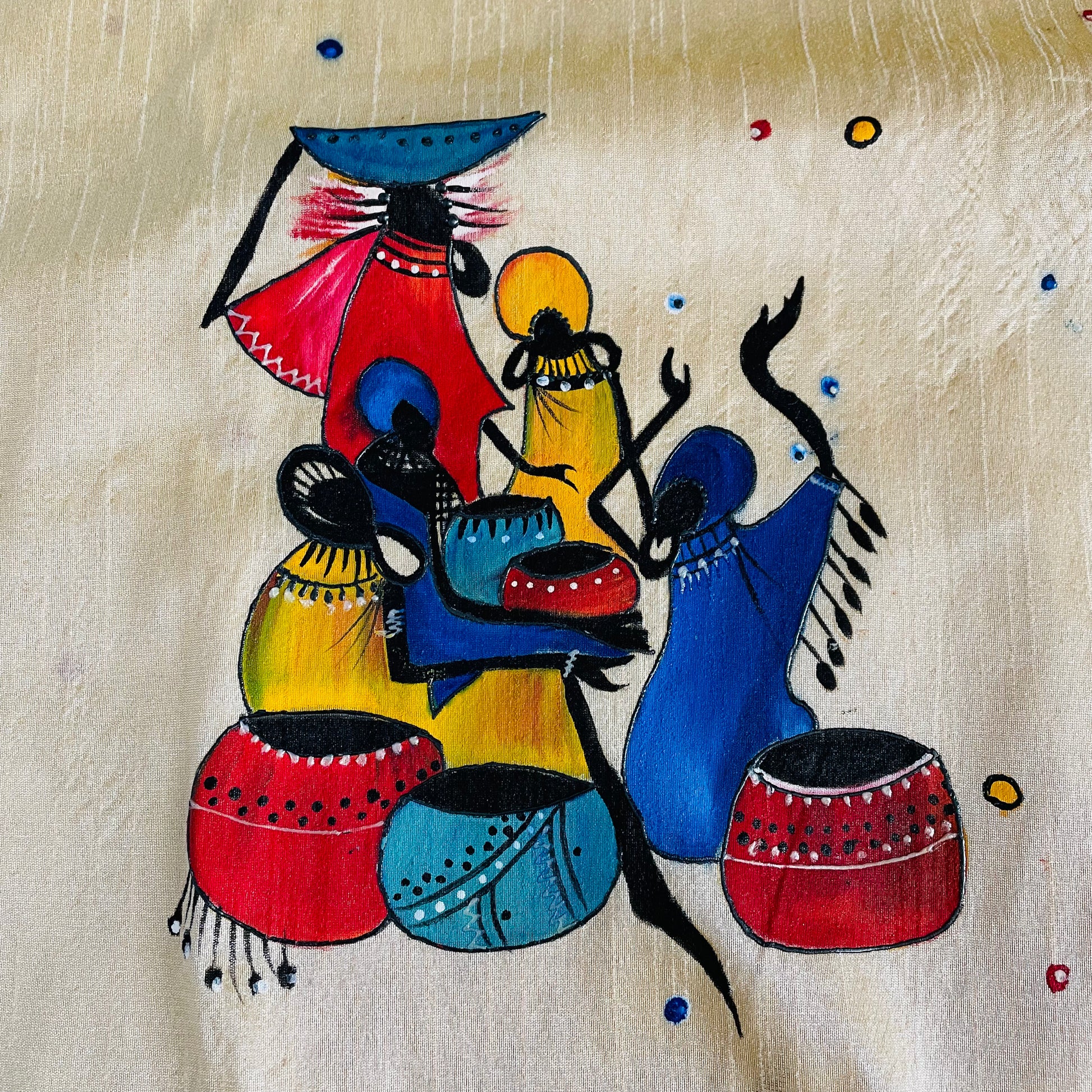 Fabric painting hot sale designs